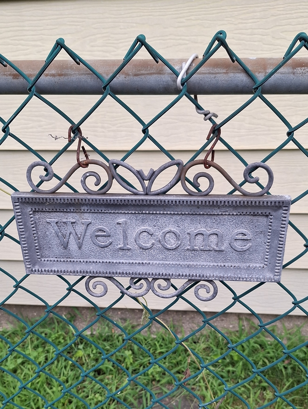 Welcome Metal Sign